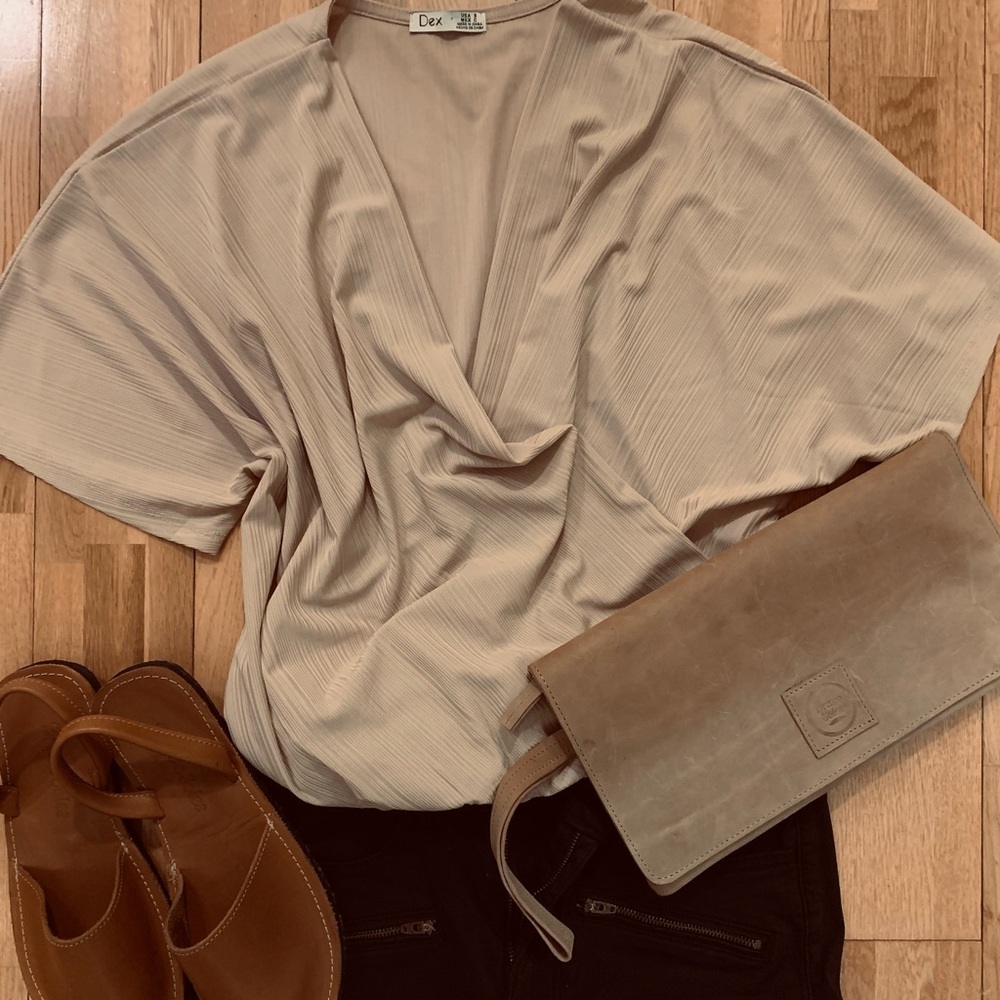 Beige Dex blouse